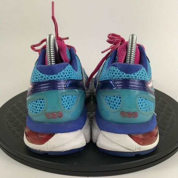 Asics Gel-Kayano 21 Blue/Pink Athletic Running Shoes T4H7N Women’s Size 8 - Picture 6 of 12